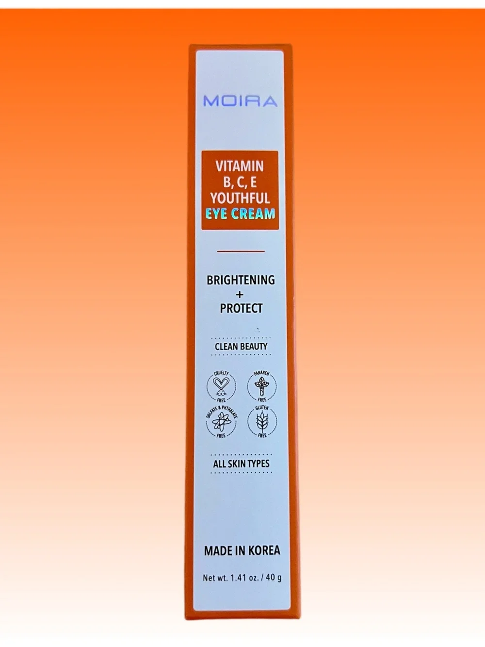 MOIRA Vitamin B,C,E Youthful Eye Cream